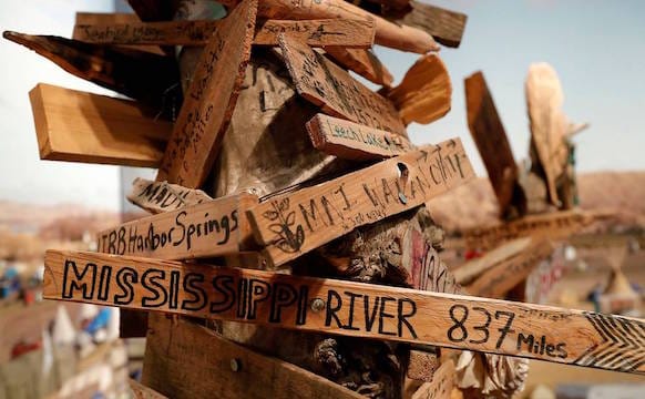 A Mile Marker from the Dakota Access Pipeline Protests Joins a DC Museum