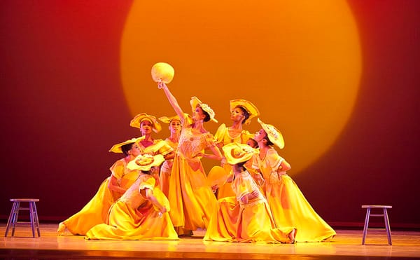 Alvin Ailey American Dance Theater in Alvin Ailey's Revelations (photo by Gert Krautbauer)