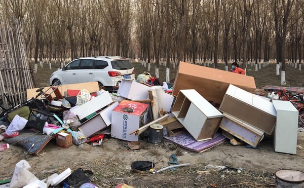 Possessions belonging to evicted residents (photo provided by artist who wishes to remain anonymous for fear of retaliation)