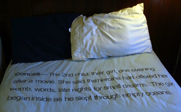 Detail of Joseph Young's "MicroFiction RowHouse"