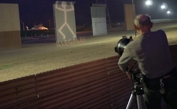 Activists Project Messages of Resistance and Solidarity on Border Wall Prototypes