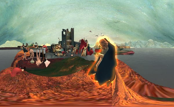 Float Past Flying Fishes and Burning Churches in a VR Bosch Painting