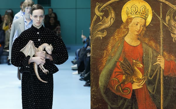 Gucci Runway Show Borrowed Beasts and Beheadings from Renaissance Art