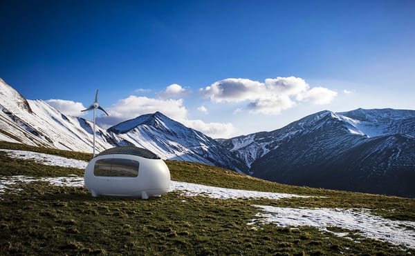 An Egg-Shaped Tiny House Built for Off-the-Grid Living