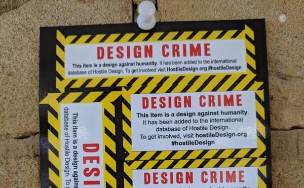 Artist Launches Campaign to Call Out Hostile Urban Design