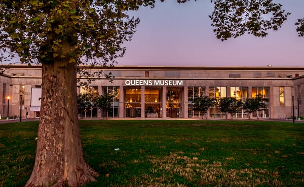 The Queens Museum (photo by Leo Chiou, via Wikimedia Commons)