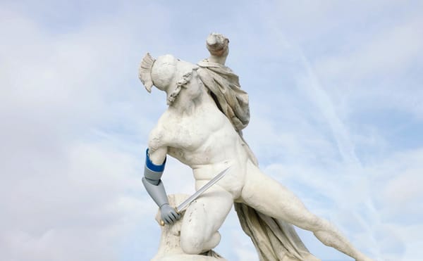 Classical Sculptures Raise Prosthetic Limbs for Disability Rights