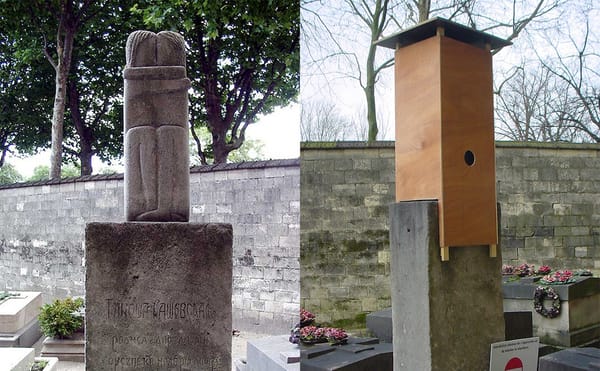 In a Parisian Cemetery, a Lovely Brancusi Has Vanished in Plain Sight