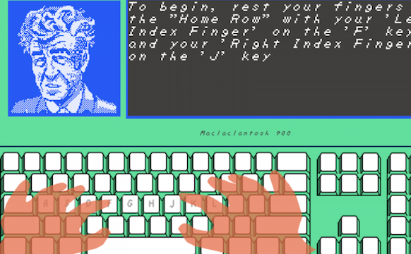 A Game in Which David Lynch Teaches You How to Type