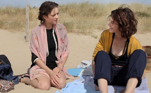 Marion Cotillard (left) and Charlotte Gainsbourg (right) in a scene from Ismael’s Ghosts (all images courtesy Magnolia Pictur