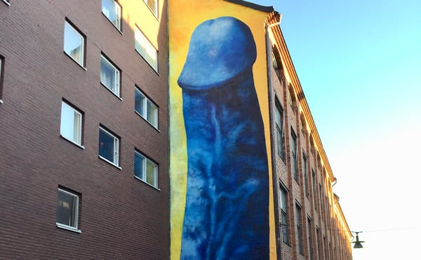 Artist's Phallus Murals Challenge Viewers "to Think Deeper, Longer, Wider, Harder"