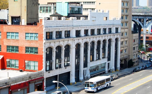 Prentis Hall, where many of Columbia's MFA students in visual art have their studios (photo by Paul Lowry, via Flickr)