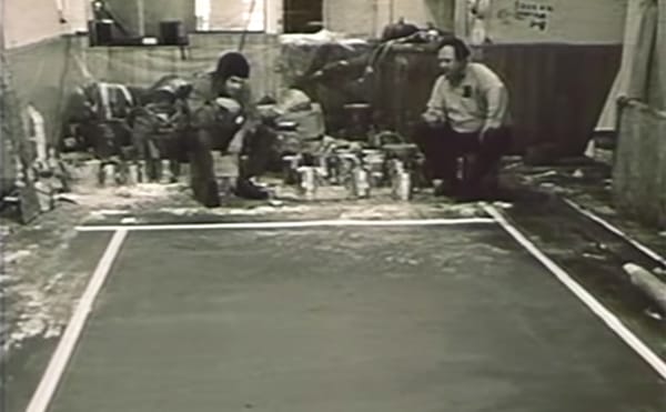 A scene from Painters Painting (Emile de Antonio, 1973) (screenshot by the author)