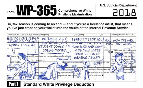 Cashing In on Your White Privilege Tax Deduction