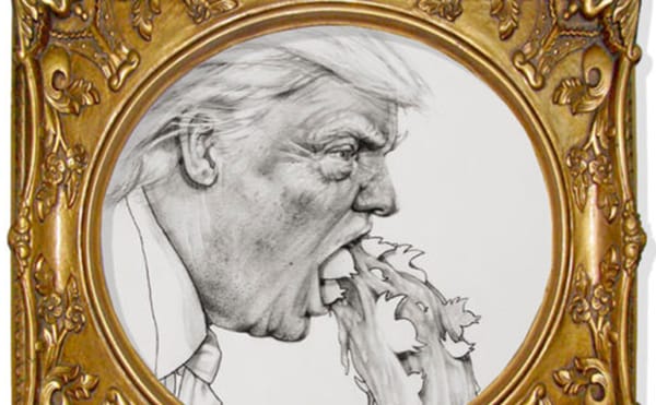 Trump portraitby Casey Promise