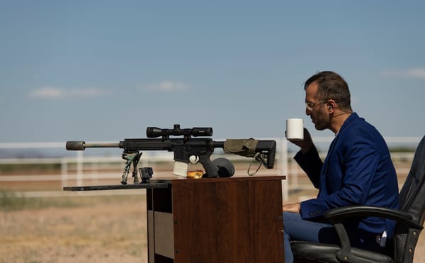 A Palestinian Artist and Former Soldier Makes Abstract Paintings with a Gun