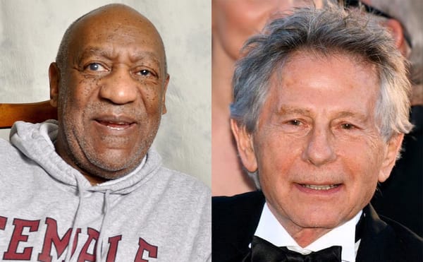 Bill Cosby and Roman Polanski (Cosby photo by The World Affairs Council of Philadelphia; Polanski photo by Georges Biard)