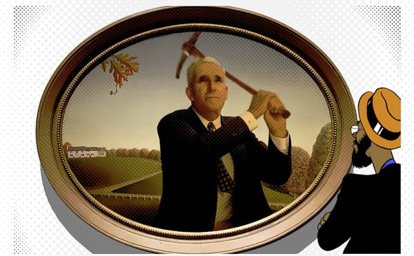 Grant Wood's Uncanny Painting of a Familiar-Looking Golfer