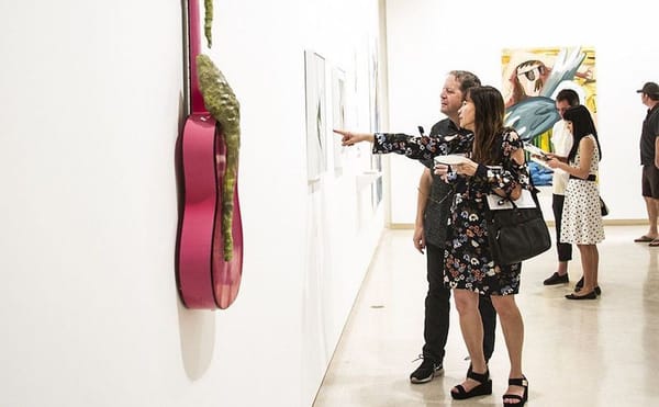 Visitors to Vision Valley at the Brand Library and Art Center (courtesy of the Brand Library and Art Center)
