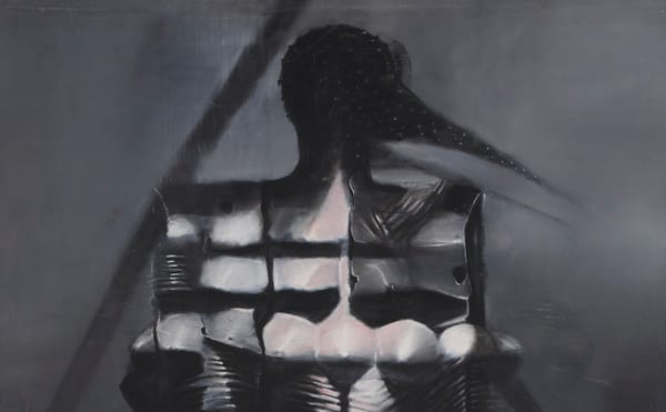 Agustin Fernandez, “Untitled” (circa 2003), oil on canvas, 152 x 228 cm (courtesy and © Agustin Fernandez Foundation; photo b