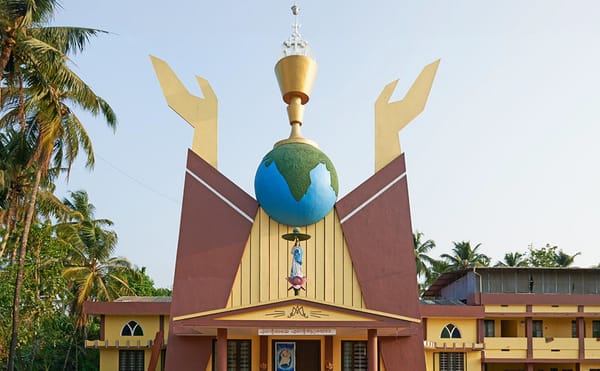 The Polychromatic Postcolonial Churches of Southern India Shine