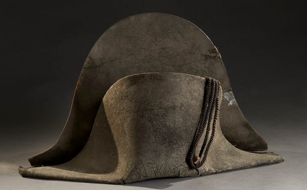 Hat traditionally attributed to Napoleon (photo © De Baecque & Associés)