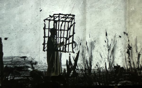 William Kentridge's Real and Metaphorical Cages Illuminate a Protest on Deportation