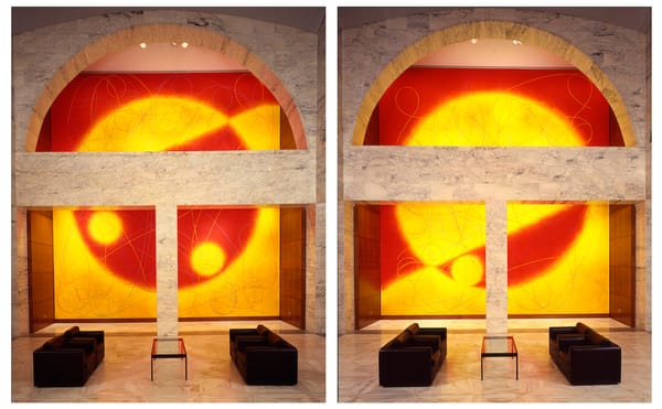 Philip Johnson's Postmodern Skyscraper Is Landmarked, But Rockburne Murals May Still Be in Danger