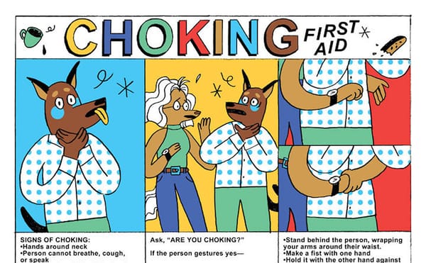 Artist-Designed Choking Victim Signs and the Creative Future of Restaurants