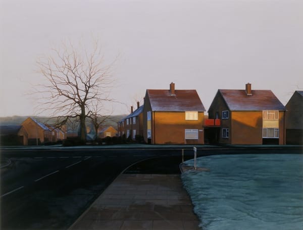 George Shaw, Ash Wednesday: 7.00am, 2004–5, Humbrol enamel on board, Private Collection, courtesy of the artist and the Antho