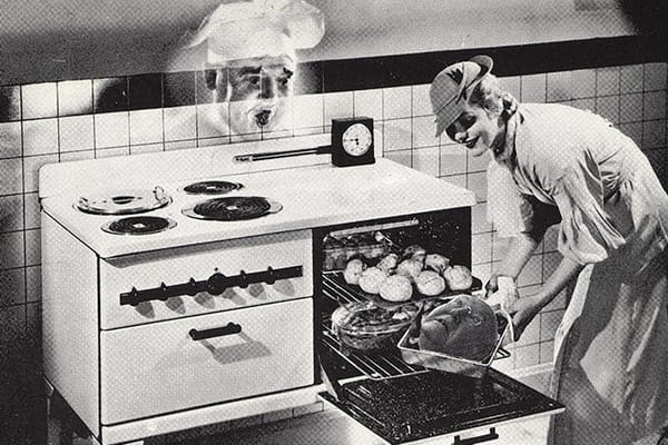 SisterSerpents, Home Improvements Demolishing Domesticity, Invitation, Woman Made Gallery, 1994