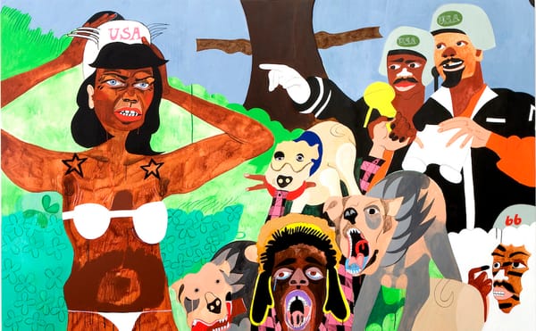 Nina Chanel Abney’s Intricately Dense and Critically Clear Painting