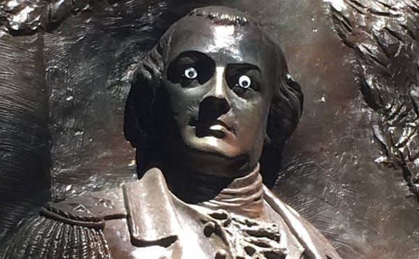 A Prankster Put Googly Eyes on a US Revolutionary War Monument