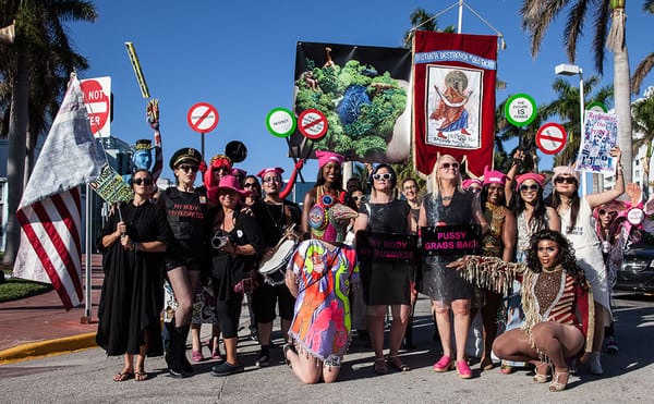 A Parade of Feminist Art Centered On Voting