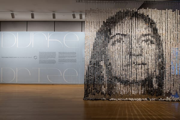 MAD Burke Prize 2018 - Caption: Every One (2018) by 2018 Burke Prize winner, Cannupa Hanska Luger. Photo by Jenna Bascom.