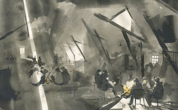 Stark and Moving Illustrations of Refugee Journeys