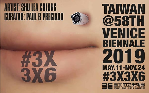 Taiwan’s Pavilion at the 58th Venice Biennale 2019 Announces 3x3x6 by Shu Lea Cheang