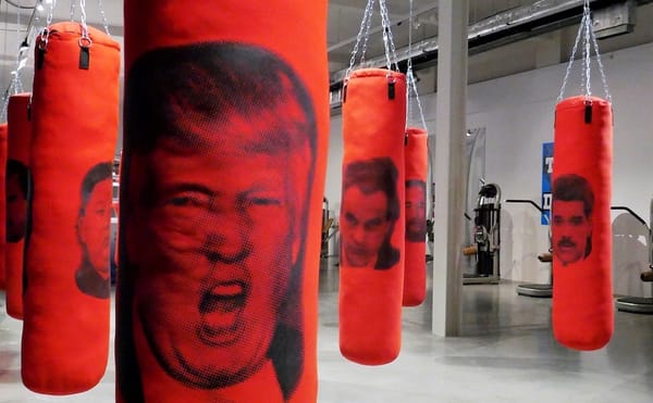 Sweat Out Your Political Frustrations on Treadmills and Trump Punching Bags