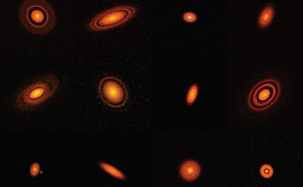 Astronomical Images of Newly-Formed Galaxies