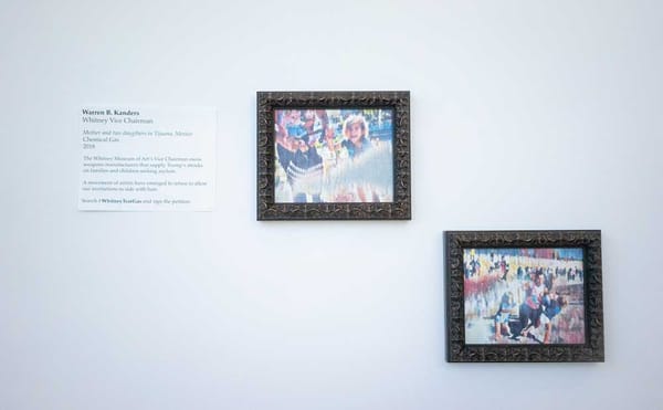 Artist Mounts Guerrilla Art Exhibition at Whitney Calling for Removal of Vice Chairman