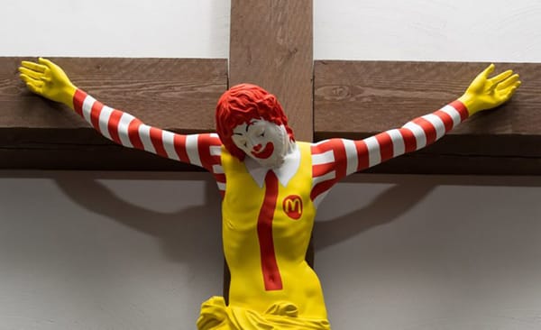Ronald McDonald’s Crucifixion Triggers Protests at Israeli Museum