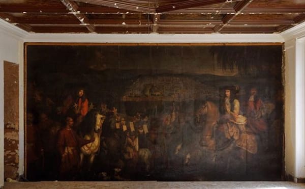A Massive 17th-Century Painting Was Hiding in the Walls of an Oscar de la Renta Boutique