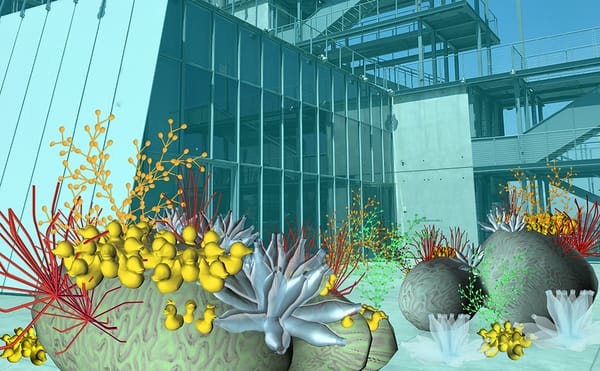 An AR Installation Submerges the Whitney Museum in a Coral Reef of Plastic Debris