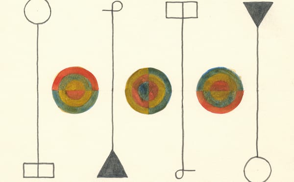 A Series of Spells Conjured in Graphite and Watercolor