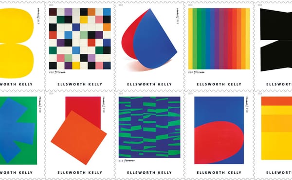 US Postal Service Releases Vibrant Ellsworth Kelly Stamp Collection