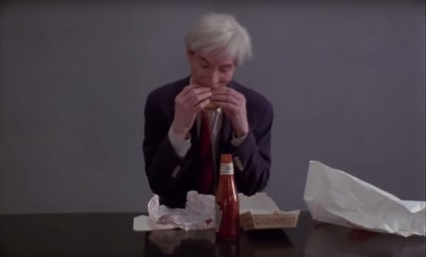 Warhol Ate Burger King in a Super Bowl Commercial, But He Was a McDonald’s Fan