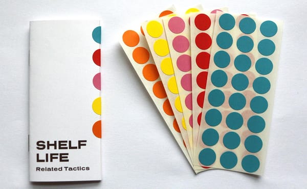 Politicize Your Bookshelf with Colorful, Codified Stickers