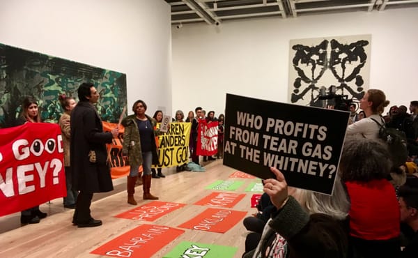 Decolonize This Place Launches "Nine Weeks of Art and Action" with Protest at Whitney Museum