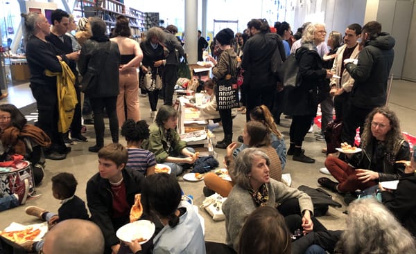 Decolonize This Place Holds a Pizza Party in the Whitney Museum