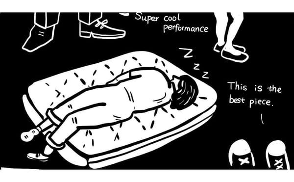 A Comic Artist Navigates the Absurdity of Frieze New York